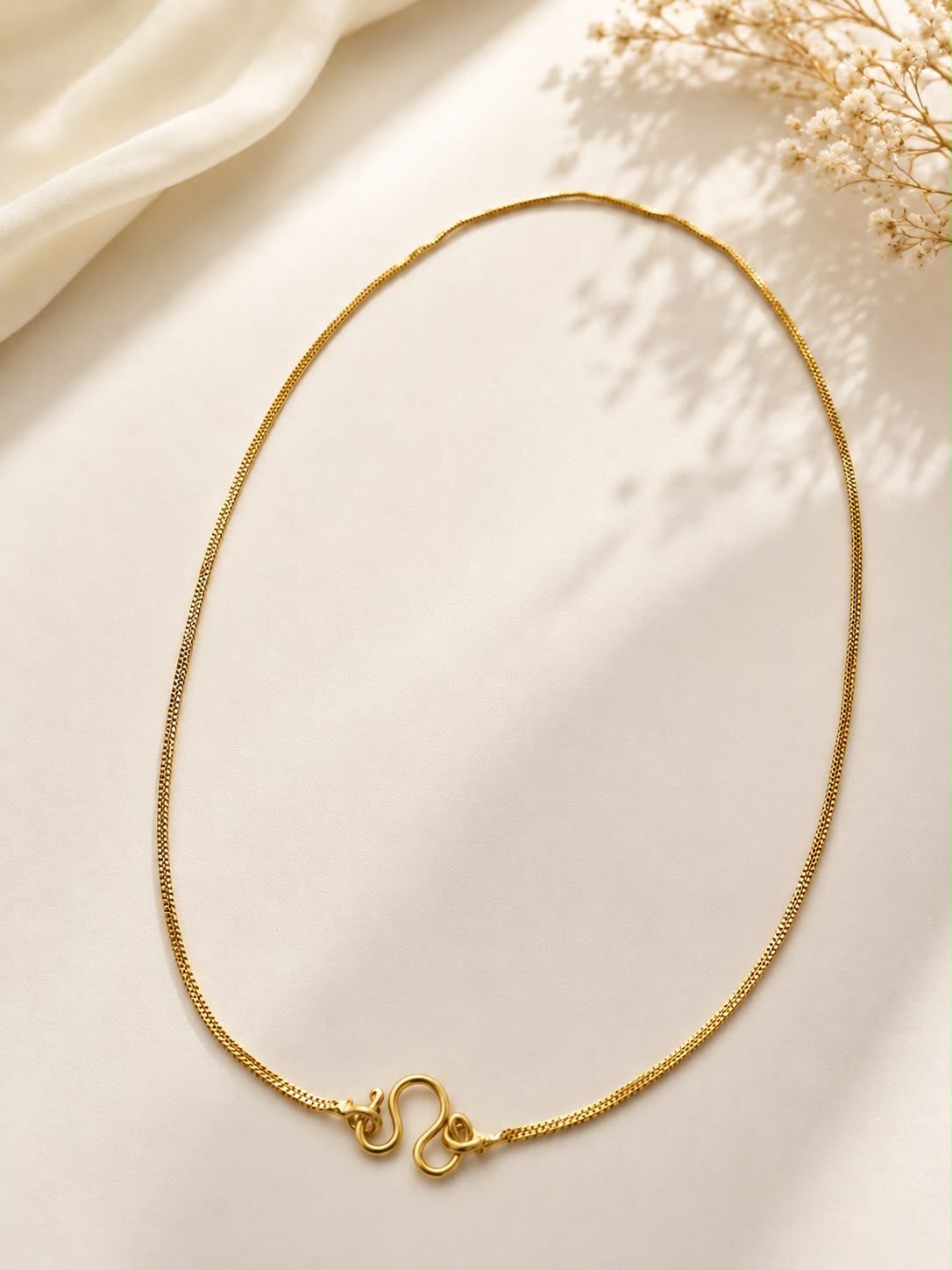 6 Pidi Simple Chain – Gold Plated